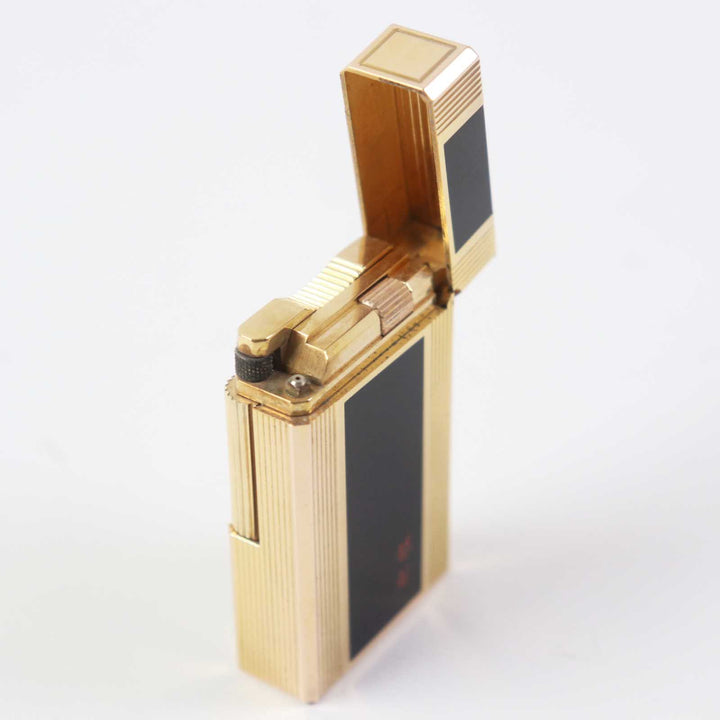 【ドンドン見直し】外装極美品◎Dupont デュポン ライン1 ロング ラッカー ローラー式 スクエア型 ガスライター 箱付 仏製 着火不可