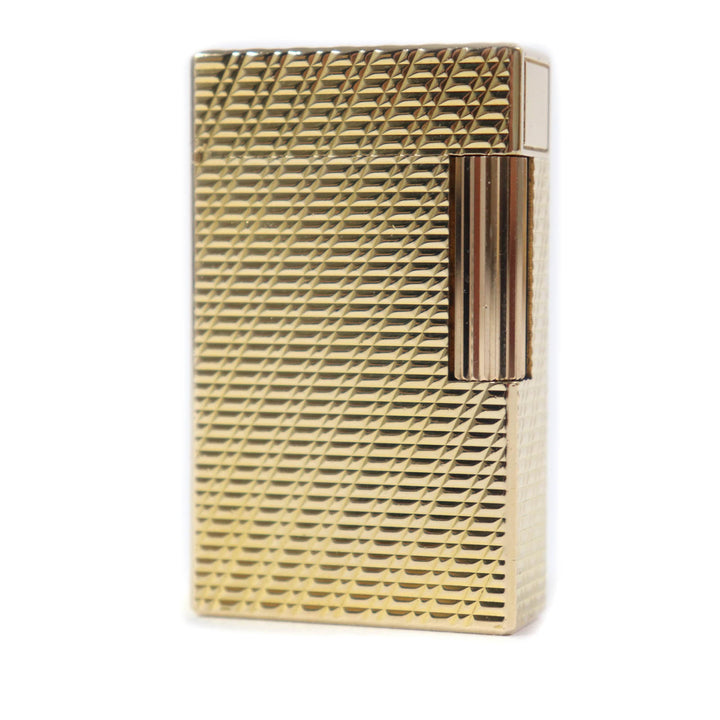 【ドンドン見直し】外装美品★Dupont デュポン ライン1 ロング ローラー式 ガス ライター ゴールド フランス製 メンズ 着火不可