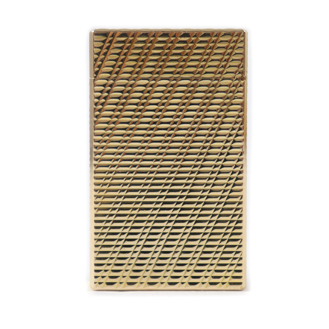 【ドンドン見直し】外装美品★Dupont デュポン ライン1 ロング ローラー式 ガス ライター ゴールド フランス製 メンズ 着火不可