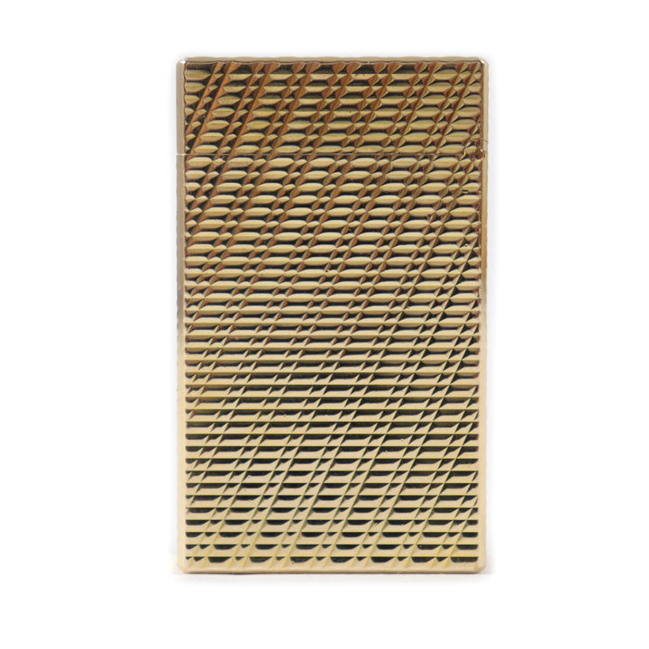 【ドンドン見直し】外装美品★Dupont デュポン ライン1 ロング ローラー式 ガス ライター ゴールド フランス製 メンズ 着火不可