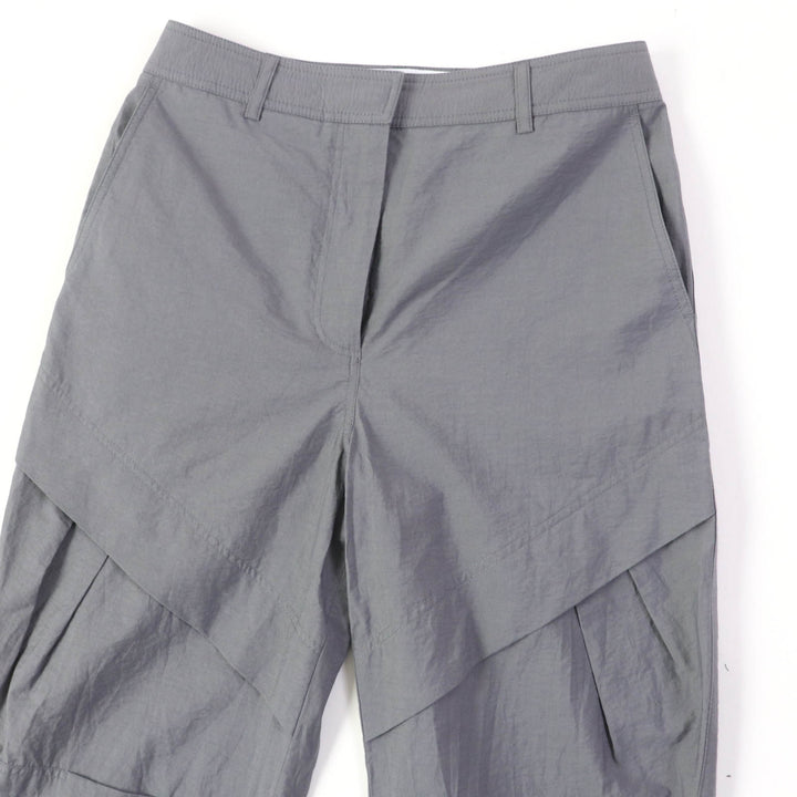 【ドンドン見直し】極美品☆LOEWE ロエベ 22SS S540Y04XAV コットン デザインパンツ ボトムス グレー 34 イタリア製 正規品 レディース