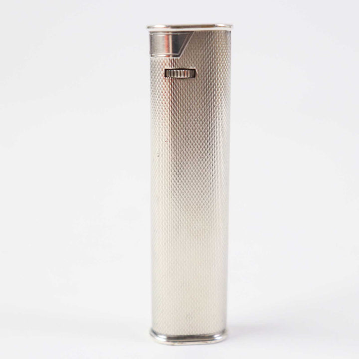 【ドンドン見直し】外装良品◎Dunhill ダンヒル スリム ローラー式 喫煙具 ガスライター シルバー スイス製 メンズ 着火不可