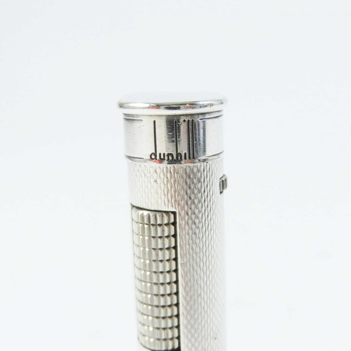 【ドンドン見直し】外装良品◎Dunhill ダンヒル スリム ローラー式 喫煙具 ガスライター シルバー スイス製 メンズ 着火不可