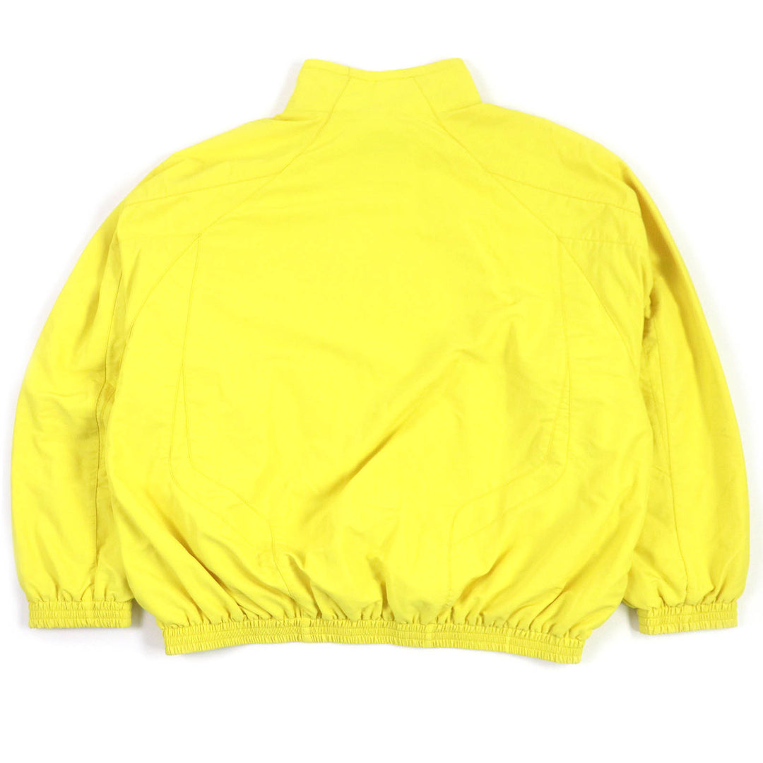 美品□バレンシアガ 22AW 720153 3B スポーツアイコン プルオーバー トラックスーツジャケット イエロー L イタリア製 正規品 メンズ