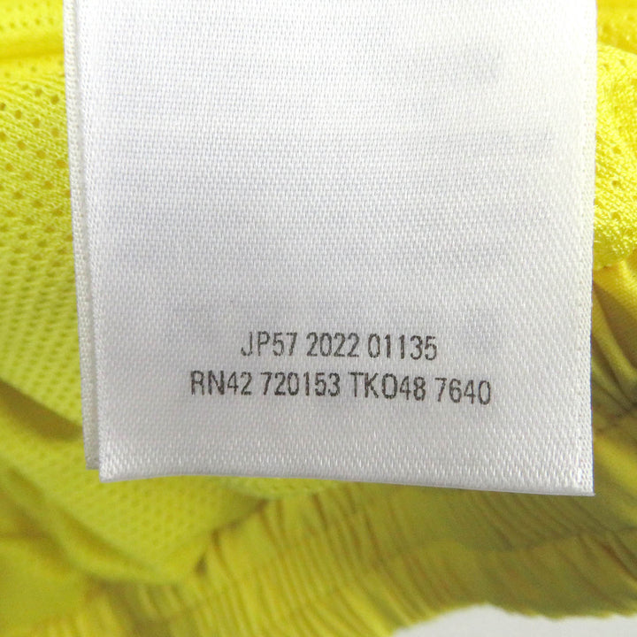 美品□バレンシアガ 22AW 720153 3B スポーツアイコン プルオーバー トラックスーツジャケット イエロー L イタリア製 正規品 メンズ
