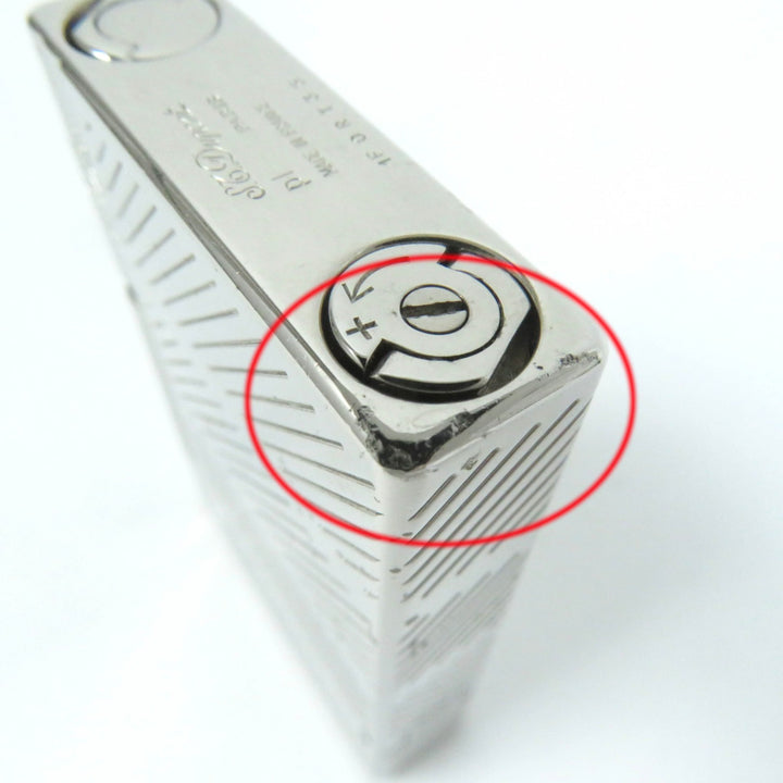【ドンドン見直し】外装良品☆Dupont デュポン ギャッツビー ダブルバーナー スクエア ローラー式 ガス ライター 仏製 着火不可