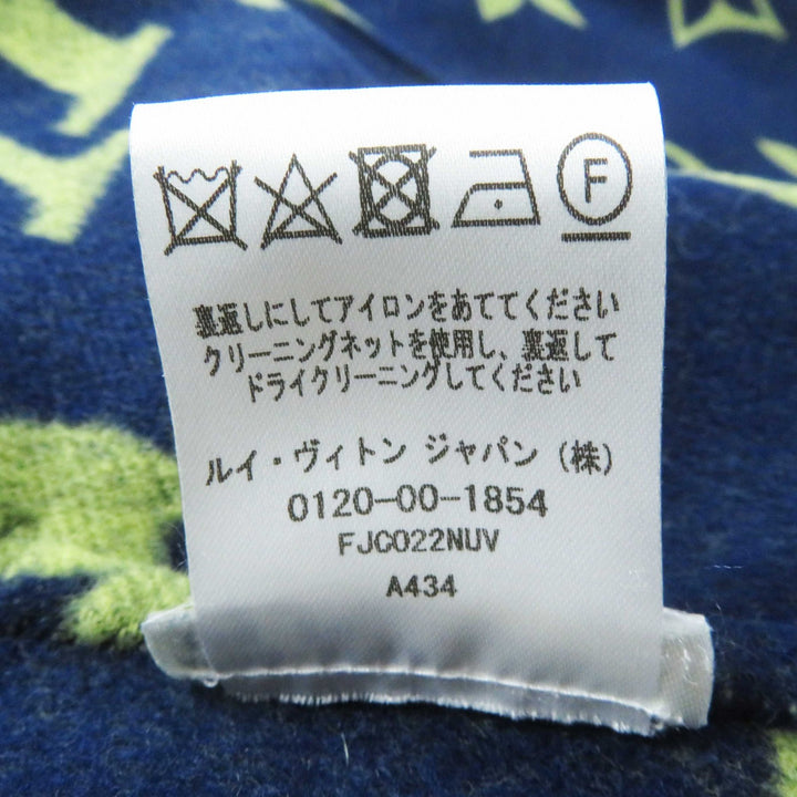 【ドンドン見直し】極美品◎ルイヴィトン FJC022NUV ジャイアントモノグラム ベルト付 裏モノグラム フーデッド ロングコート 36