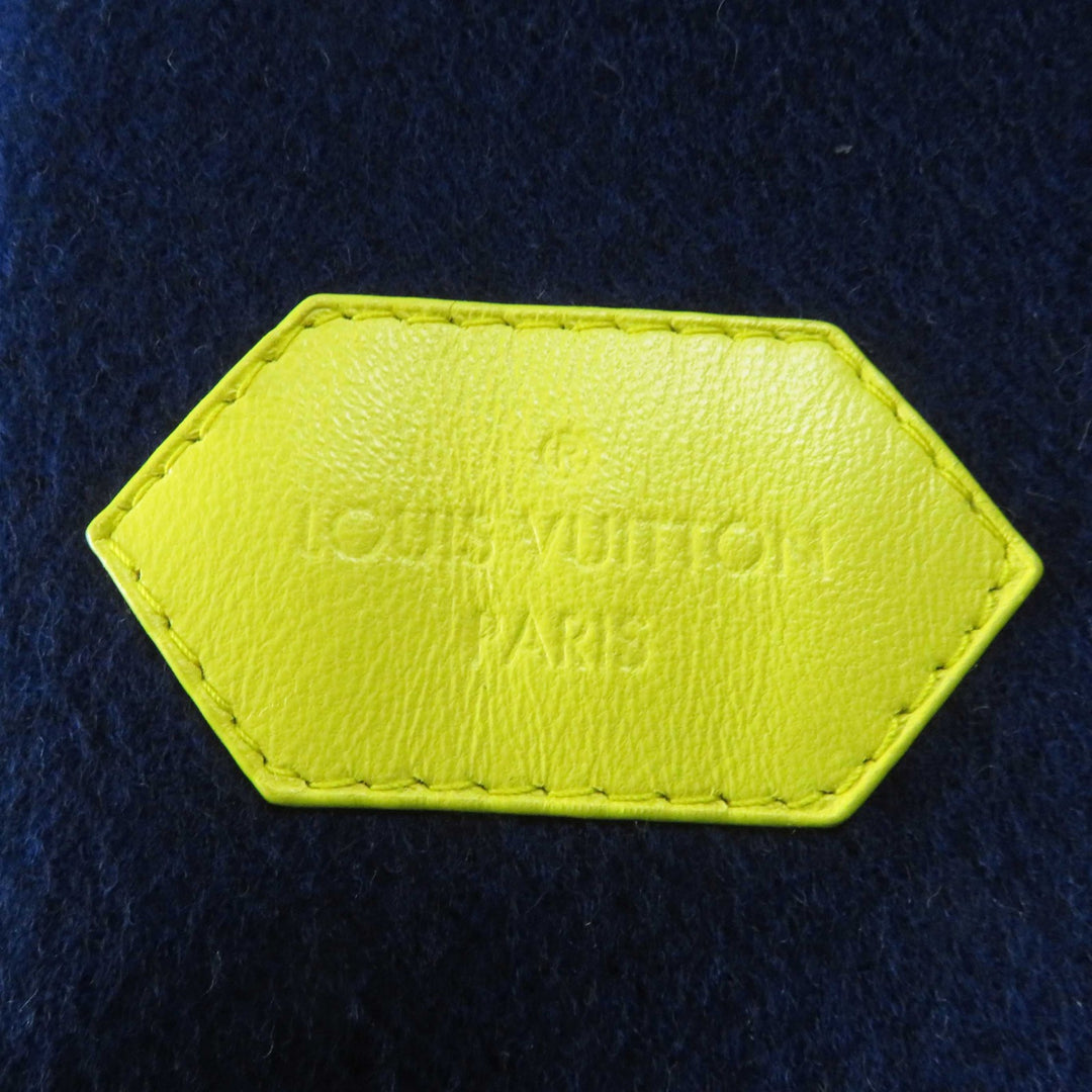 【ドンドン見直し】極美品◎ルイヴィトン FJC022NUV ジャイアントモノグラム ベルト付 裏モノグラム フーデッド ロングコート 36