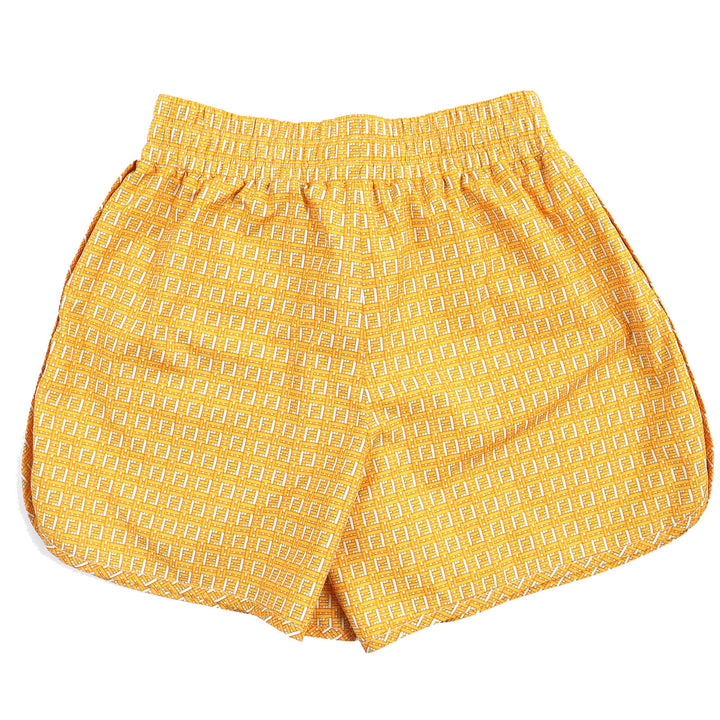 【ドンドン見直し】未使用品△FENDI フェンディ 2020年製 FAB230 FFロゴ 総柄 スイムパンツ ショートパンツ ハンガー付 伊製