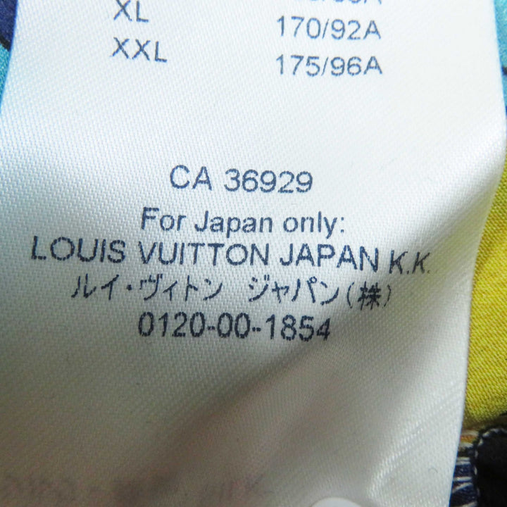 【ドンドン見直し】極美品◎LV ルイヴィトン コットン シルク モノグラムキャンバスレザー使い 切替デザイン 半袖 ワンピース S 正規品
