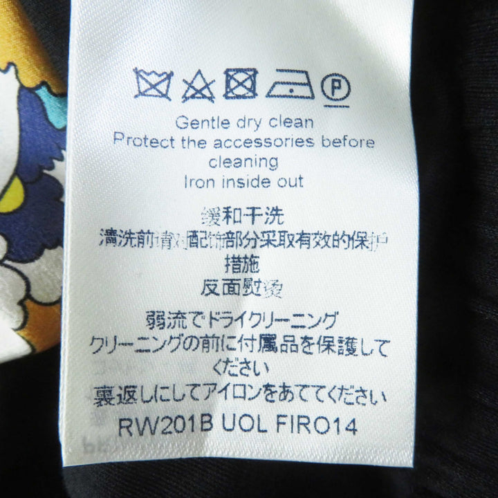 【ドンドン見直し】極美品◎LV ルイヴィトン コットン シルク モノグラムキャンバスレザー使い 切替デザイン 半袖 ワンピース S 正規品