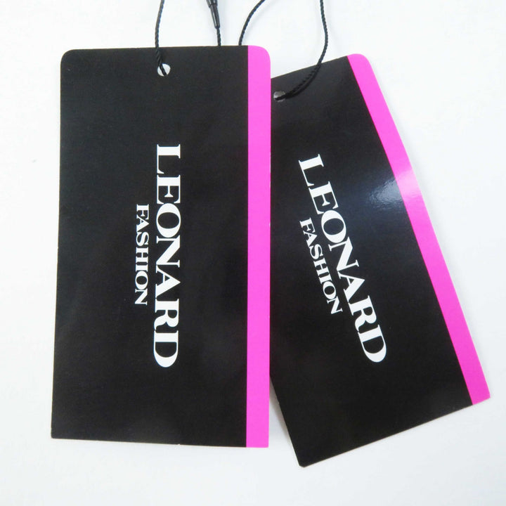 【ドンドン見直し】未使用品◎LEONARD FASHION レオナール ファッション 0122211 0129232 セットアップ 34／36 日本製 正規品