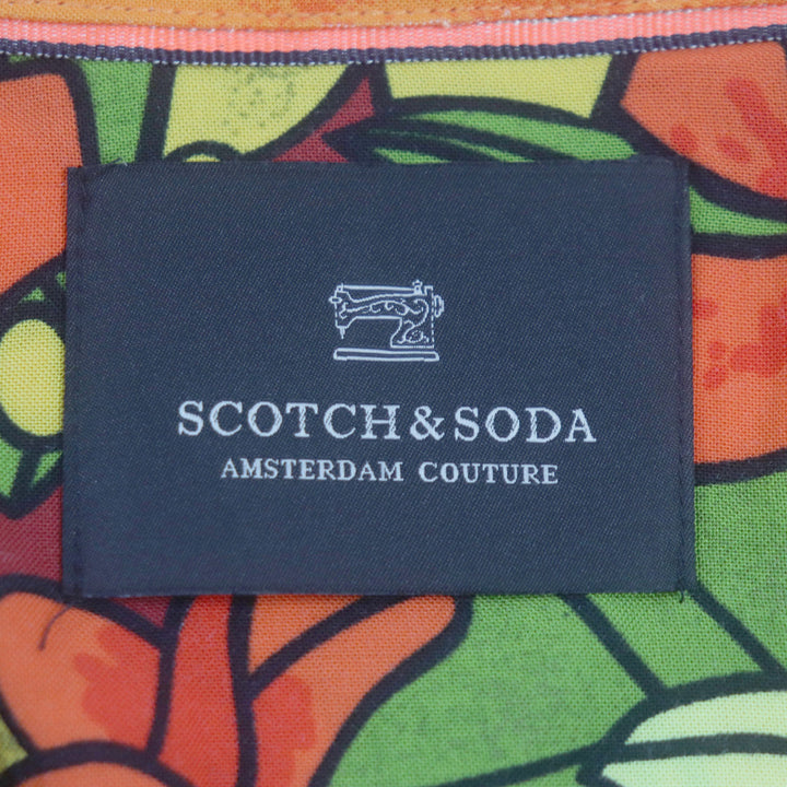 未使用品▼SCOTCH＆SODA スコッチ&amp;ソーダ コットン100% 半袖シャツ・長袖シャツ レーヨン100% 半袖アロハシャツ 3点セット S 正規品