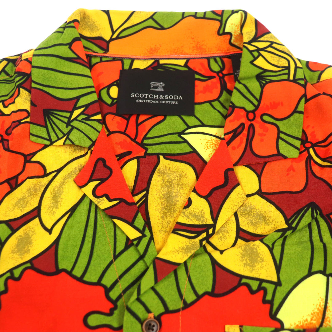 未使用品▼SCOTCH＆SODA スコッチ&amp;ソーダ コットン100% 半袖シャツ・長袖シャツ レーヨン100% 半袖アロハシャツ 3点セット S 正規品