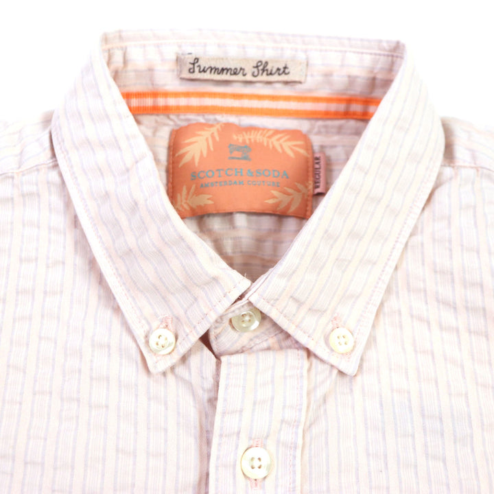 未使用品▼SCOTCH＆SODA スコッチ&amp;ソーダ コットン100% 半袖シャツ・長袖シャツ レーヨン100% 半袖アロハシャツ 3点セット S 正規品