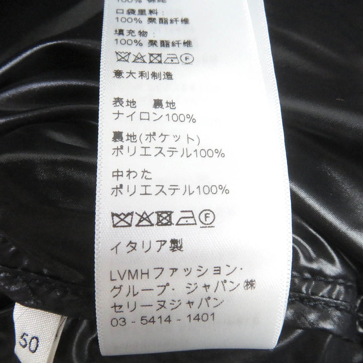 未使用品□セリーヌ 21AW 2W430487O トーマス・ザウター バックロゴプリント 中綿入り パフィージャケット 50 伊製 正規品 定価297000円