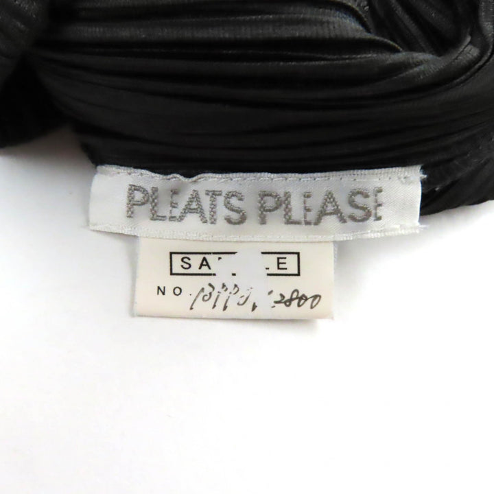 極美品★PLEATS PLEASE プリーツプリーズ イッセイミヤケ Uネック ノースリーブ カットソー ダークグレー 5 日本製 レディース