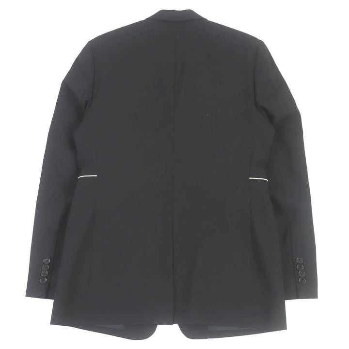 極美品□ディオールオム 18AW 833C255W2831 トライバルパッチ シングル テーラードジャケット ブラック 48 イタリア製 正規品 メンズ