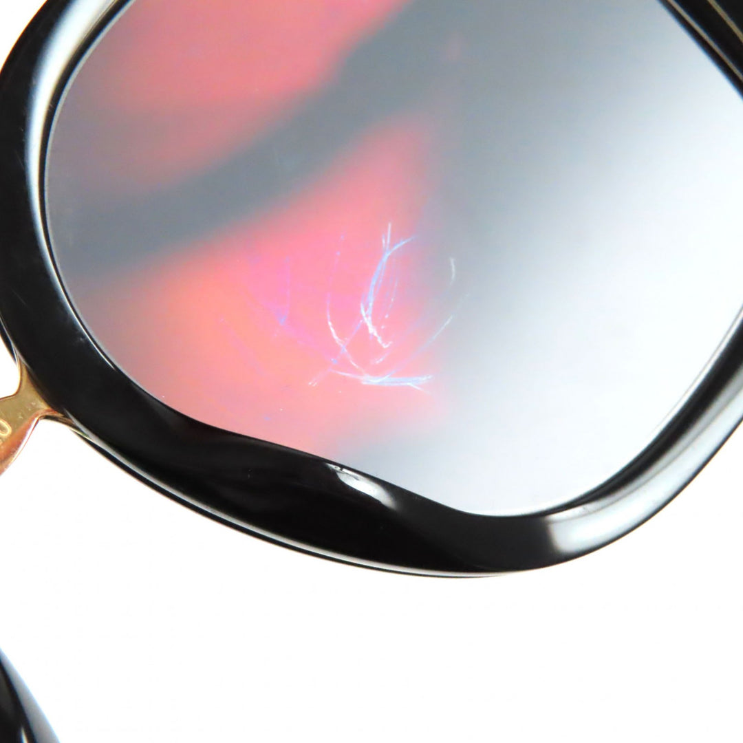 良品▼Cartier カルティエ CT0246S 001 トリニティ ロゴ入り サングラス ブラック ゴールド 54□20 140 ケース付き フランス製 メンズ