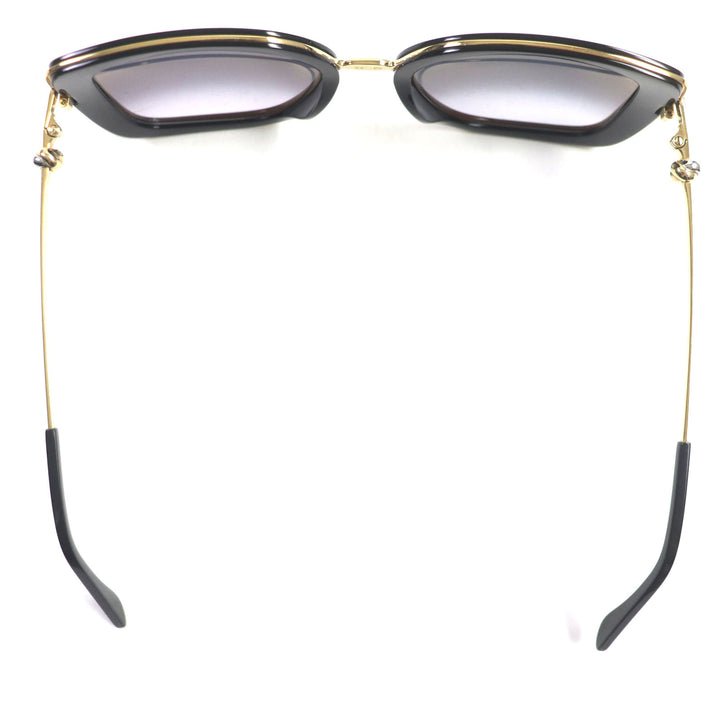 良品▼Cartier カルティエ CT0246S 001 トリニティ ロゴ入り サングラス ブラック ゴールド 54□20 140 ケース付き フランス製 メンズ
