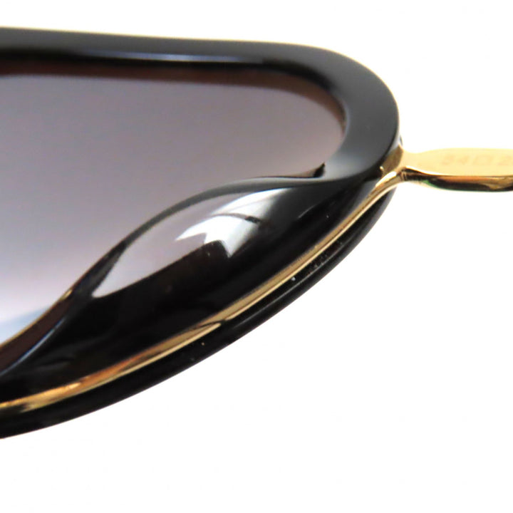 良品▼Cartier カルティエ CT0246S 001 トリニティ ロゴ入り サングラス ブラック ゴールド 54□20 140 ケース付き フランス製 メンズ