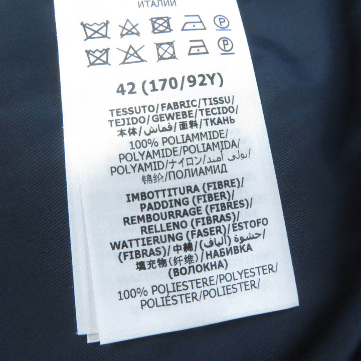 未使用品☆グッチ 21AW 663279 GGパラシュートナイロン GGマーモントワッペン ウェブライン パデットジャケット 42 正規品 レディース
