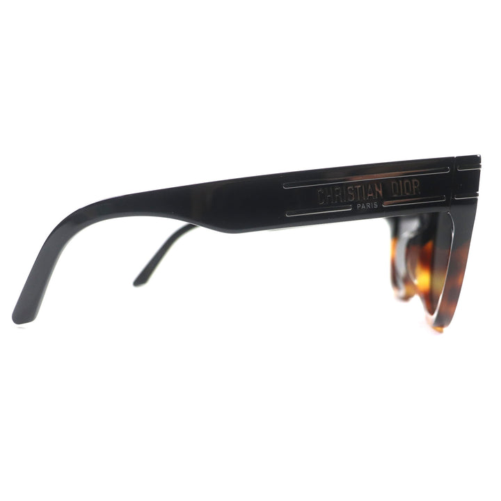 美品▼クリスチャンディオール Dior Signature B4F ロゴ入り サングラス 54□17 140 ケース付 伊製 レディース メンズ