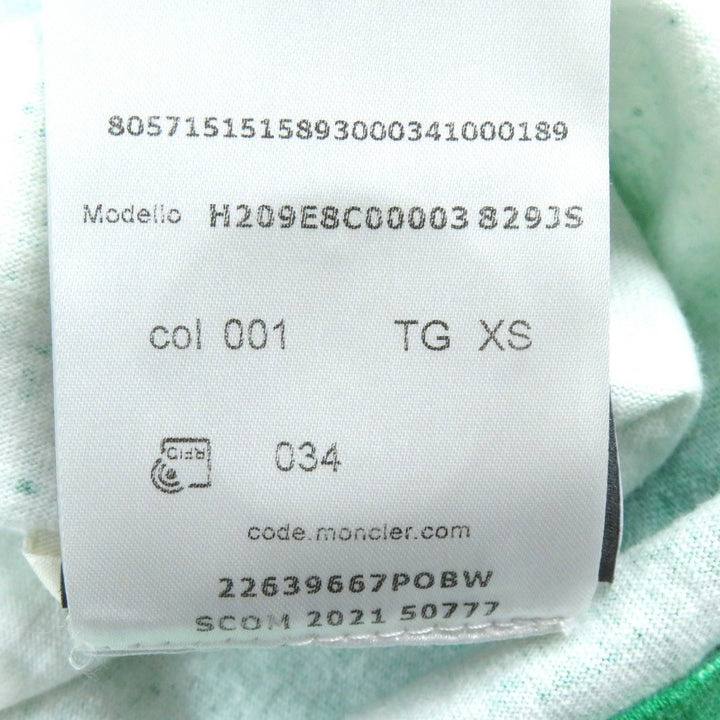 美品△MONCLER GENIUS 1 モンクレール ジーニアス 1 H209E8C00003 ALL OVER PRINT SS JWアンダーソンコラボ 半袖Ｔシャツ XS 正規品