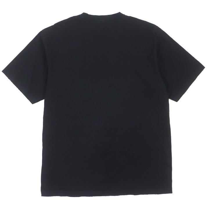 美品▼BALENCIAGA バレンシアガ 22SS 651795 ダメージ加工 ロゴプリント オーバーサイズ 半袖Ｔシャツ ブラック XXS 正規品 メンズ