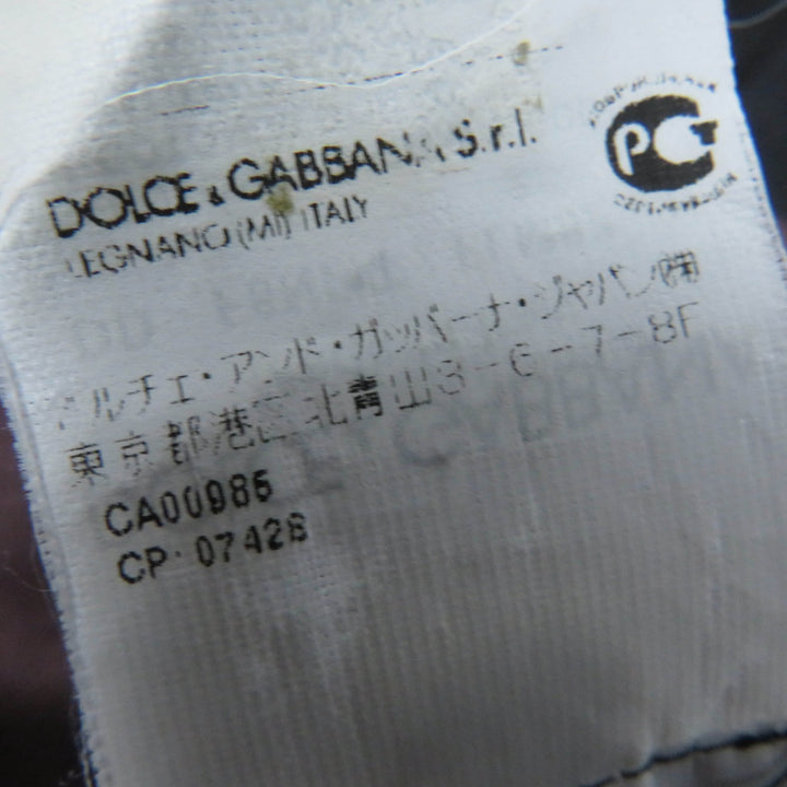 美品☆DOLCE&amp;GABBANA ドルチェ＆ガッバーナ F6NI4T/FLM8Z アンゴラ混 裾プリーツデザイン ノースリーブ ワンピース ブラウン 40 正規品