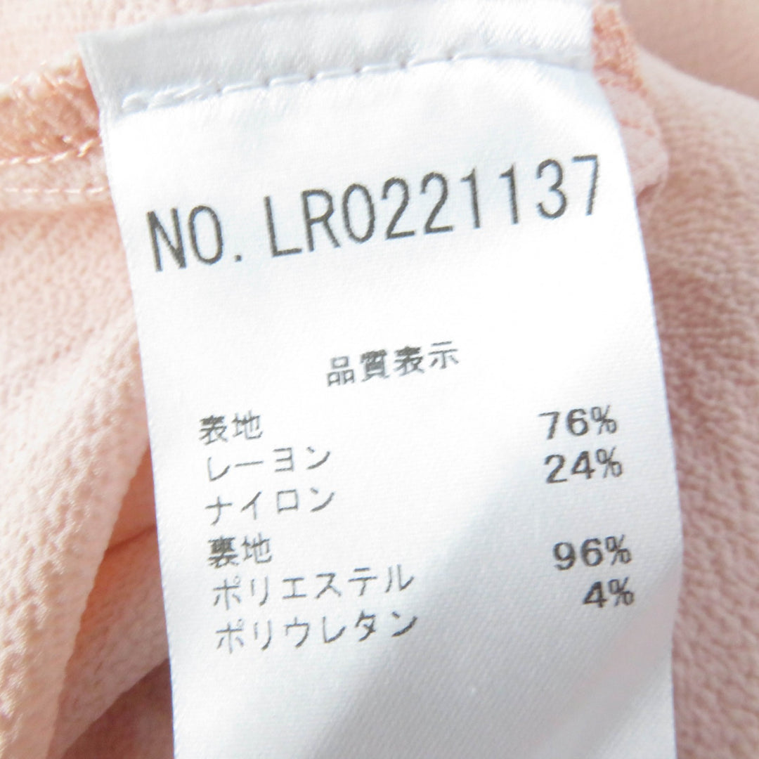 未使用品☆BLUGIRL ブルーガール LR0221137 総柄 ノースリーブ ドレス ワンピース ピンク 40 イタリア製 正規品 レディース 定価69300円