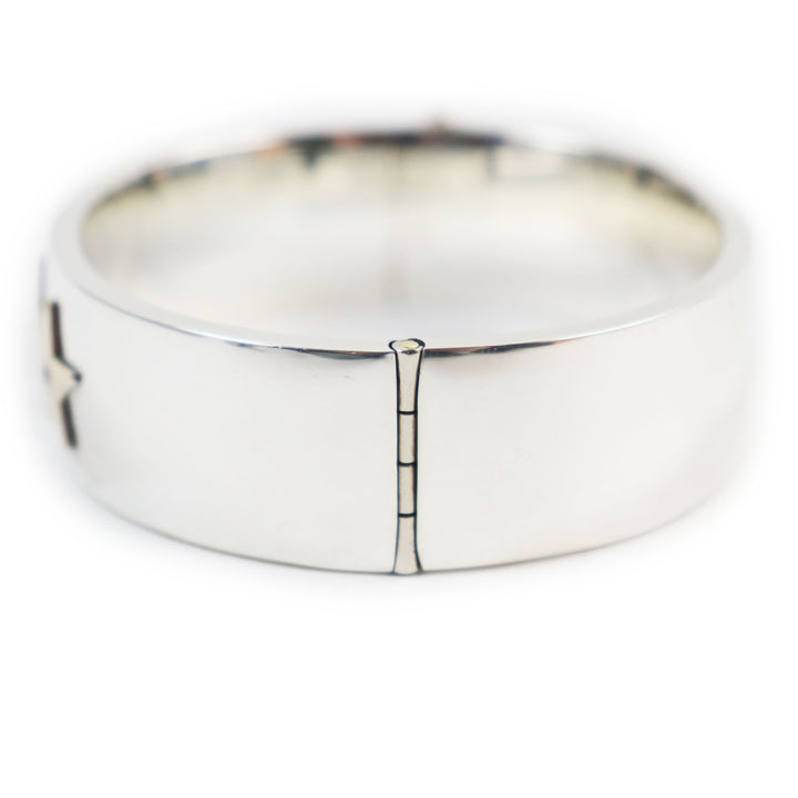 極美品●超希少 TIFFANY&amp;Co. ティファニー 1940s ヴィンテージ(第二次世界大戦中) 3Star 3スターバングル ブレスレット 総重量36.5g