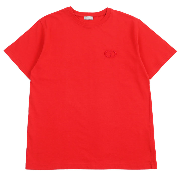 極美品●DIOR ディオール オム 943J605A0554 ショートスリーブ CDアイコンヘビーオンスTシャツ 半袖Ｔシャツ L 伊製　正規品 メンズ