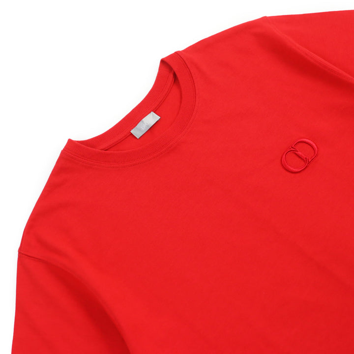 極美品●DIOR ディオール オム 943J605A0554 ショートスリーブ CDアイコンヘビーオンスTシャツ 半袖Ｔシャツ L 伊製　正規品 メンズ