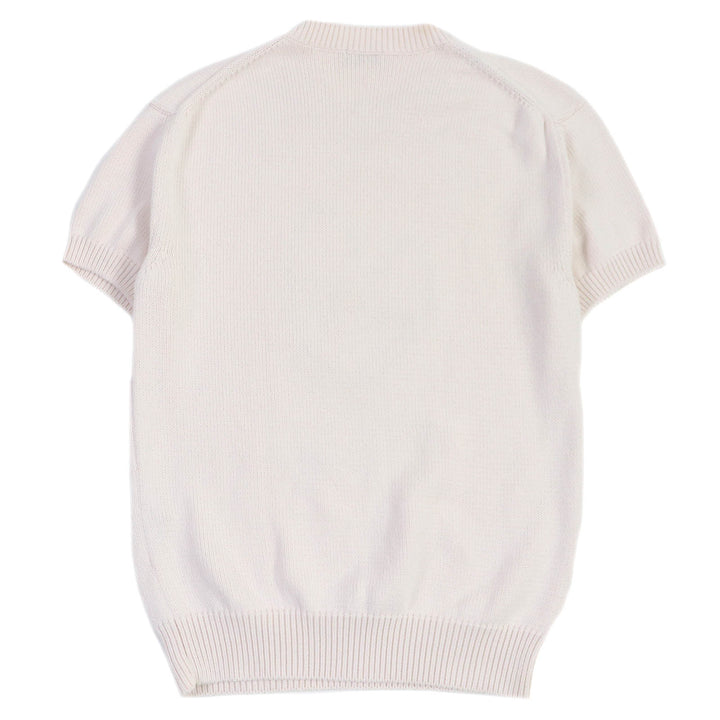 美品□DIOR ディオール オム 21AW 143M656AT294 ケニー・シャーフ ロゴエンブロイダリー 半袖ニット ライトピンク S イタリア製 正規品