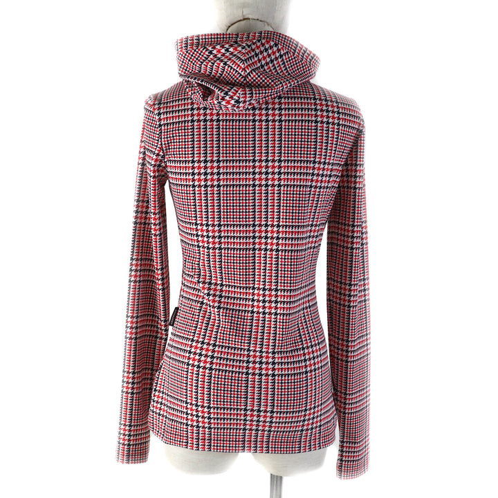 未使用品★BURBERRY バーバリー 8036984 グレンチェック プルオーバー トラックスーツ パーカートップス マルチ S P 正規品 レディース