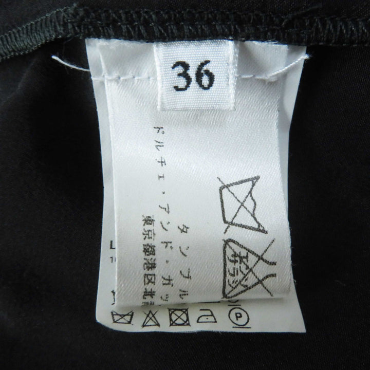 美品◎DOLCE&amp;GABBANA ドルチェ＆ガッバーナ F6X77T／FLMP9-E シルク混 総レース 半袖 ワンピース／ドレス ブラック 36 イタリア製 正規品
