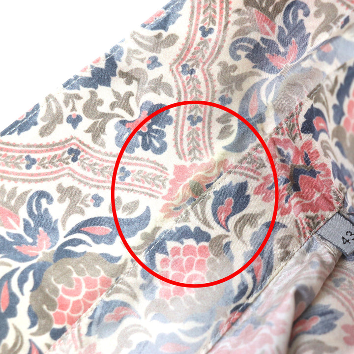 極美品▼DIOR ディオール オム 21SS 183C511A5135 アモアコ・ボアフォ シルク 総柄 ロングスリーブ 長袖シャツ ピンク 43 正規品 メンズ