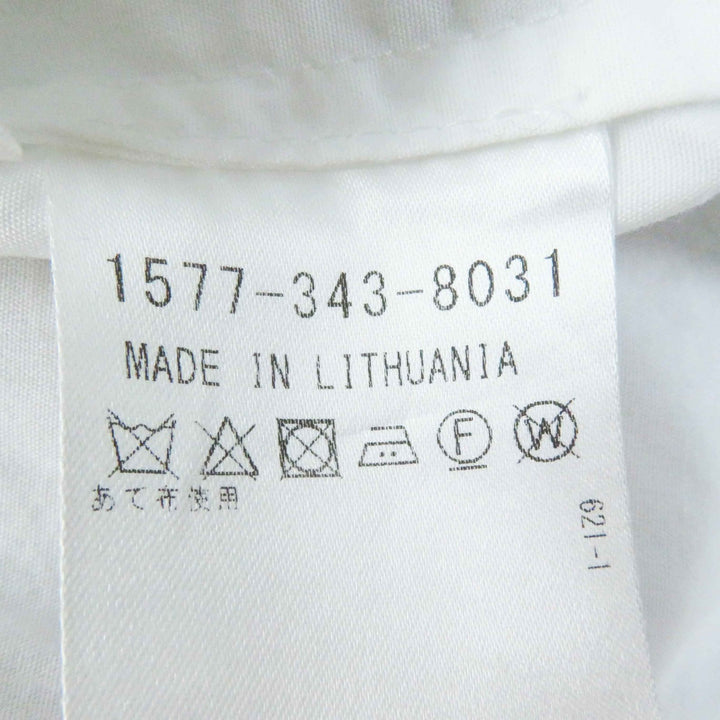 美品◎CECILIE BAHNSEN セシリーバンセン 1577-343-8031 SS20-00107 EA TOP コットン ノースリーブ トップス ホワイト XS/S 正規品