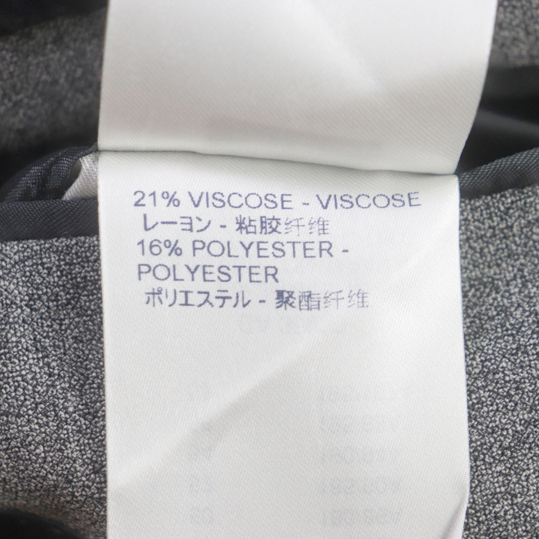 美品▼LOUIS VUITTON ルイヴィトン PONT NEUF FIT ウール100% ロゴ入りボタン シングルスーツ 上下セットアップ グレー 48 正規品 メンズ