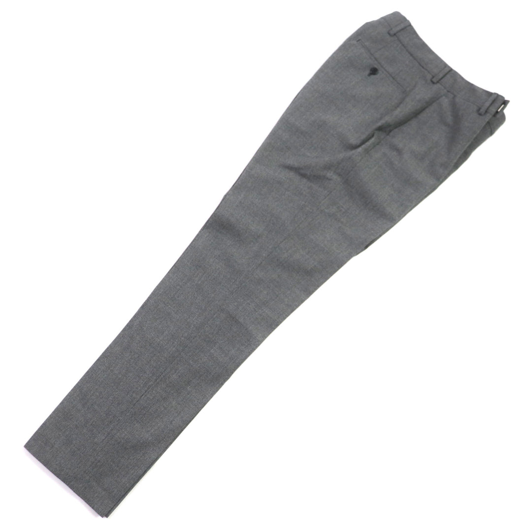 美品▼LOUIS VUITTON ルイヴィトン PONT NEUF FIT ウール100% ロゴ入りボタン シングルスーツ 上下セットアップ グレー 48 正規品 メンズ