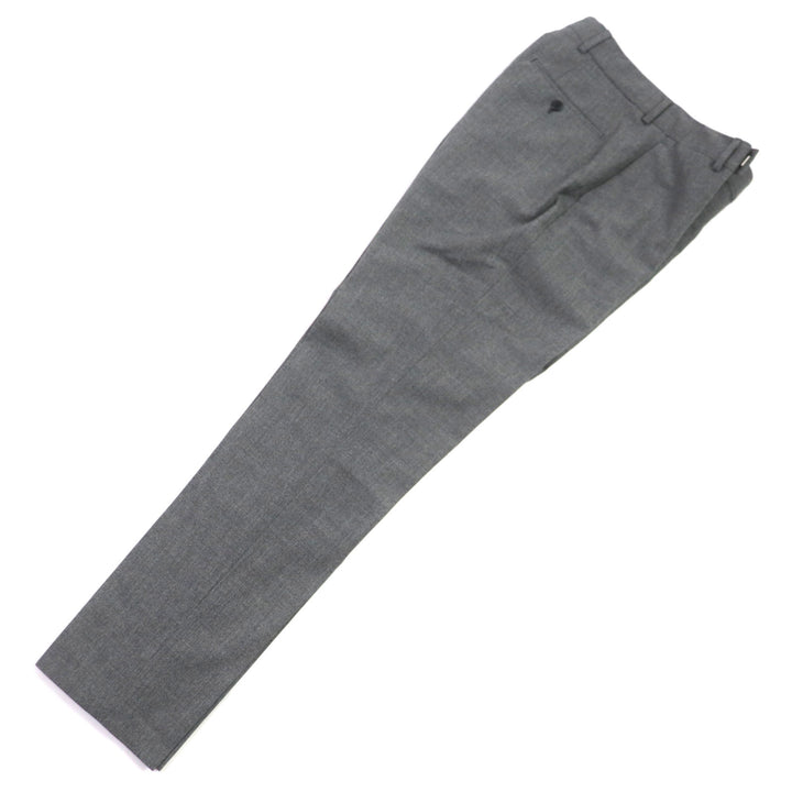 美品▼LOUIS VUITTON ルイヴィトン PONT NEUF FIT ウール100% ロゴ入りボタン シングルスーツ 上下セットアップ グレー 48 正規品 メンズ