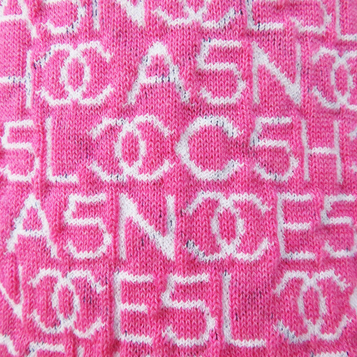 極美品◎CHANEL シャネル 20P P63016 ラインストーンココボタン付き 裏地総柄 デニム切替 ノーカラージャケット ネイビー ライトブルー 34