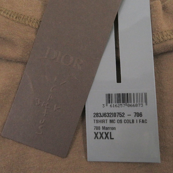 極美品□DIOR ディオール オム 22AW 283J632I0752 カクタスジャック トラヴィス・スコット オーバーサイズ 半袖Ｔシャツ XXXL 正規品