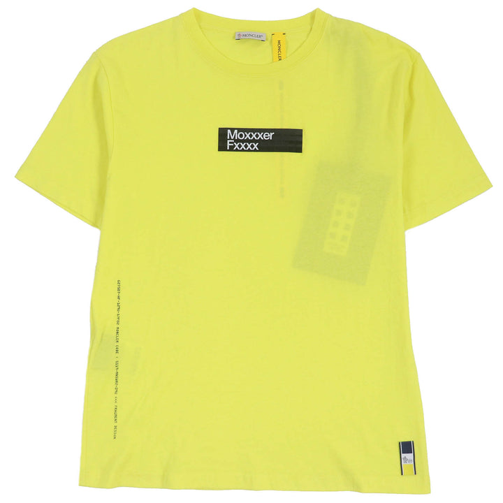 極美品□モンクレール ジーニアス 7 フラグメント ヒロシフジワラ MAGLIA T-SHIRT クルーネック ショートスリーブ 半袖Ｔシャツ S 正規品