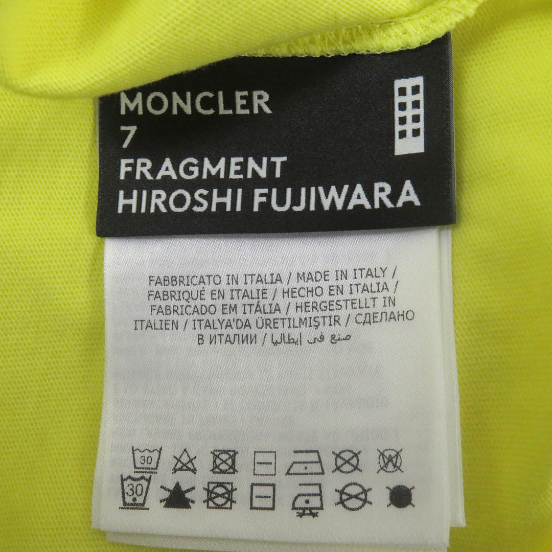 極美品□モンクレール ジーニアス 7 フラグメント ヒロシフジワラ MAGLIA T-SHIRT クルーネック ショートスリーブ 半袖Ｔシャツ S 正規品