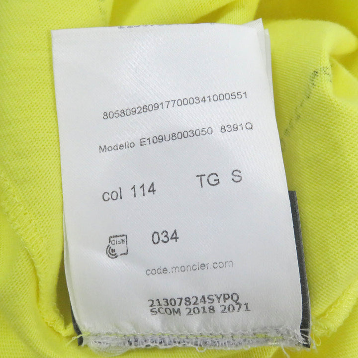極美品□モンクレール ジーニアス 7 フラグメント ヒロシフジワラ MAGLIA T-SHIRT クルーネック ショートスリーブ 半袖Ｔシャツ S 正規品