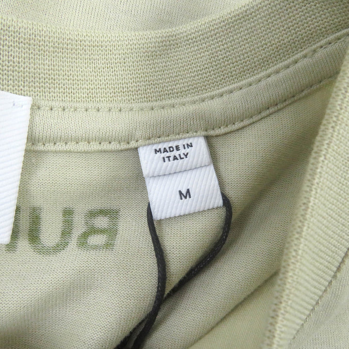 未使用品□BURBERRY バーバリー 22SS 8052169 プリンテッド クルーネック ショートスリーブ 半袖Ｔシャツ カーキ系 M イタリア製 正規品