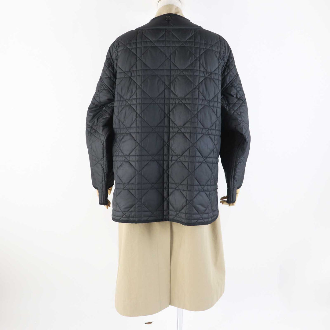極美品◎Christian Dior クリスチャンディオール 23SS 327M11A3332 Bee刺繍 カナージュジャケット 3WAY トレンチコート 42 正規品