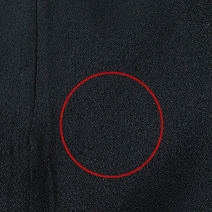 極美品☆CHANEL シャネル P43905V31200 シルク100％ グリポアボタン付 膝丈 タイトスカート ブラック 40 フランス製 レディース